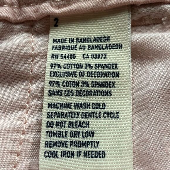 American Eagle Outfitters stretch shorts apricot Size 2 excellent condition - Picture 6 of 7